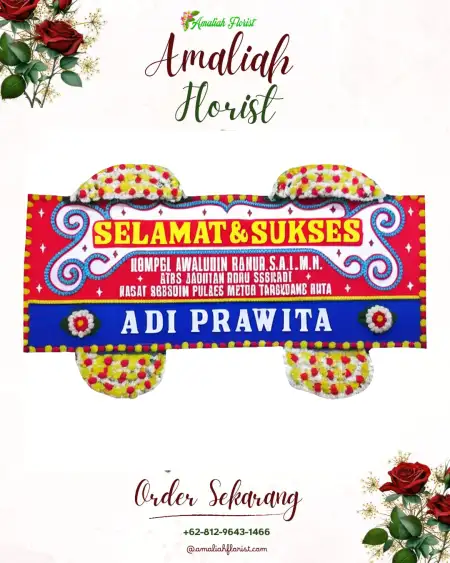 Papan Bunga Ucapan Selamat Watugede